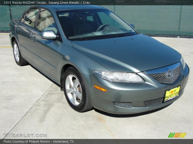 Sepang Green Metallic / Gray 2003 Mazda MAZDA6 i Sedan