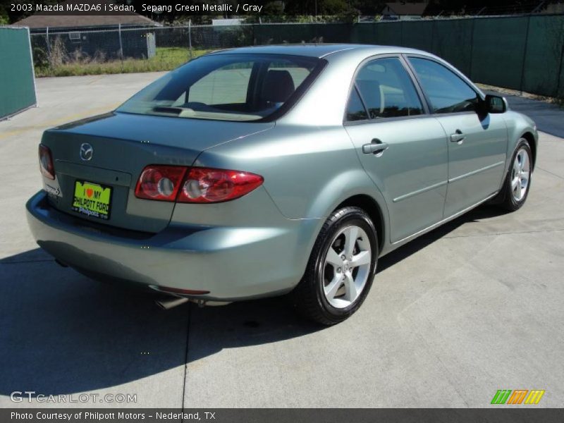 Sepang Green Metallic / Gray 2003 Mazda MAZDA6 i Sedan