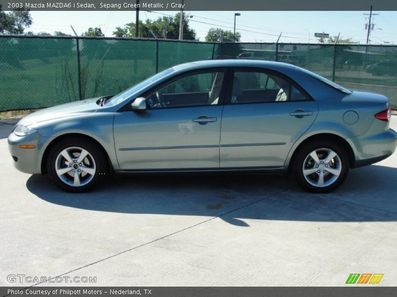 Sepang Green Metallic / Gray 2003 Mazda MAZDA6 i Sedan