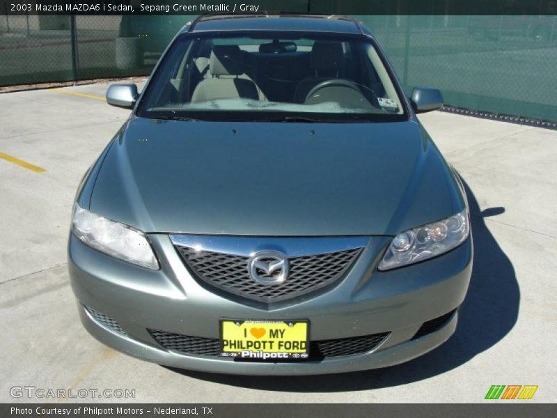 Sepang Green Metallic / Gray 2003 Mazda MAZDA6 i Sedan