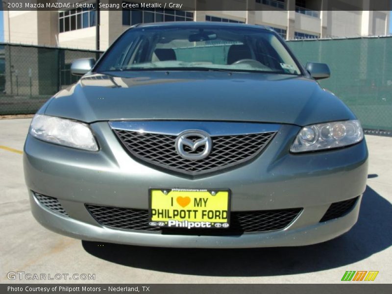 Sepang Green Metallic / Gray 2003 Mazda MAZDA6 i Sedan