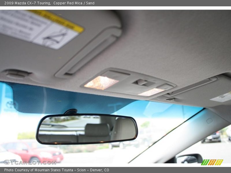 Copper Red Mica / Sand 2009 Mazda CX-7 Touring