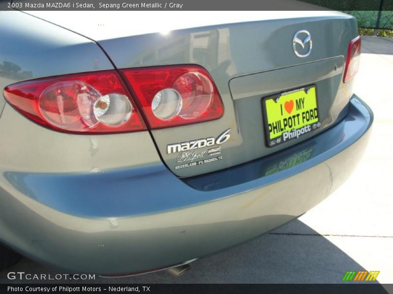 Sepang Green Metallic / Gray 2003 Mazda MAZDA6 i Sedan