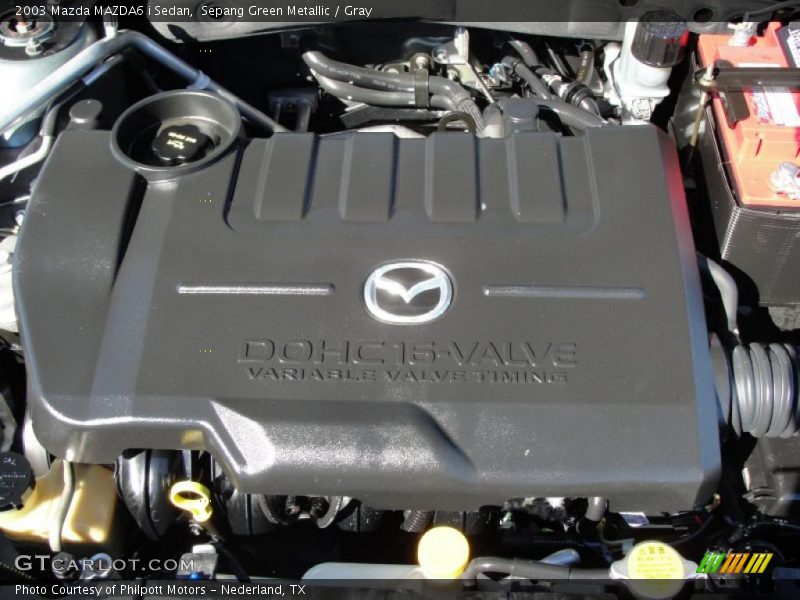 Sepang Green Metallic / Gray 2003 Mazda MAZDA6 i Sedan