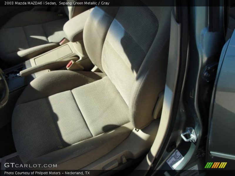 Sepang Green Metallic / Gray 2003 Mazda MAZDA6 i Sedan