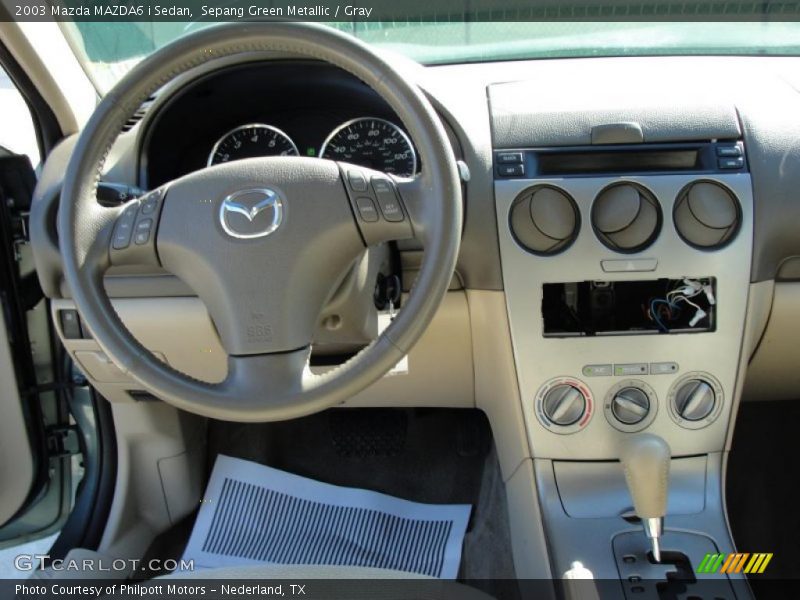 Sepang Green Metallic / Gray 2003 Mazda MAZDA6 i Sedan