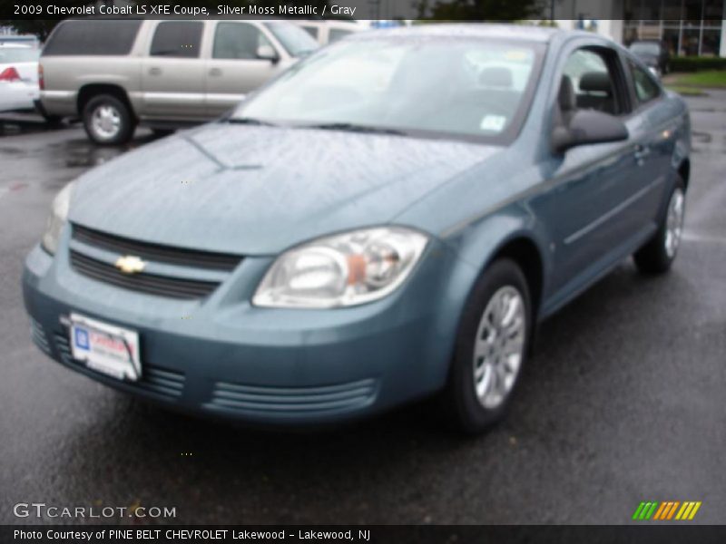Silver Moss Metallic / Gray 2009 Chevrolet Cobalt LS XFE Coupe