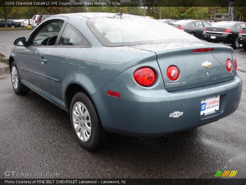 Silver Moss Metallic / Gray 2009 Chevrolet Cobalt LS XFE Coupe