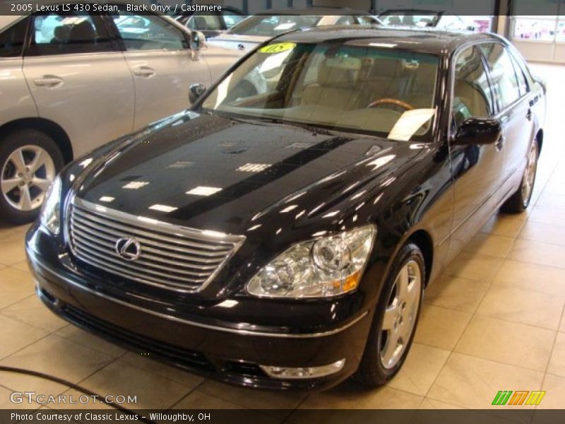 Black Onyx / Cashmere 2005 Lexus LS 430 Sedan