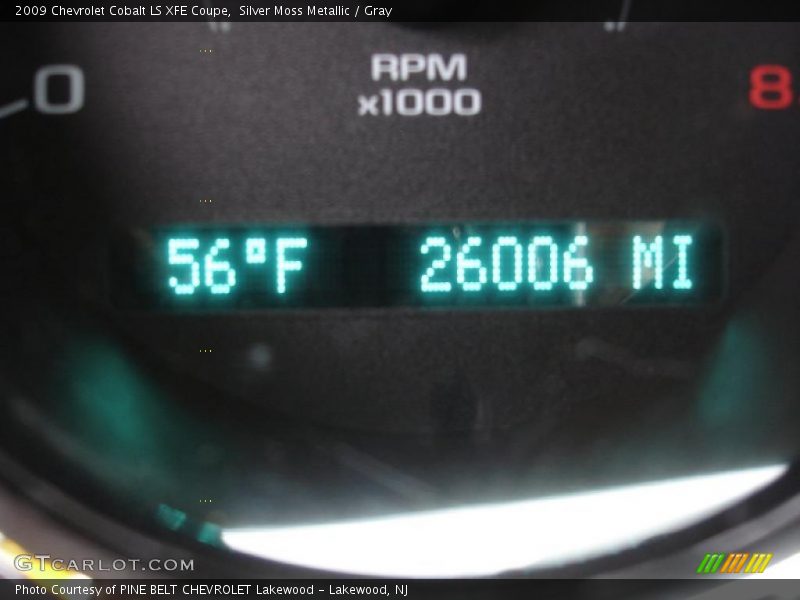 Silver Moss Metallic / Gray 2009 Chevrolet Cobalt LS XFE Coupe
