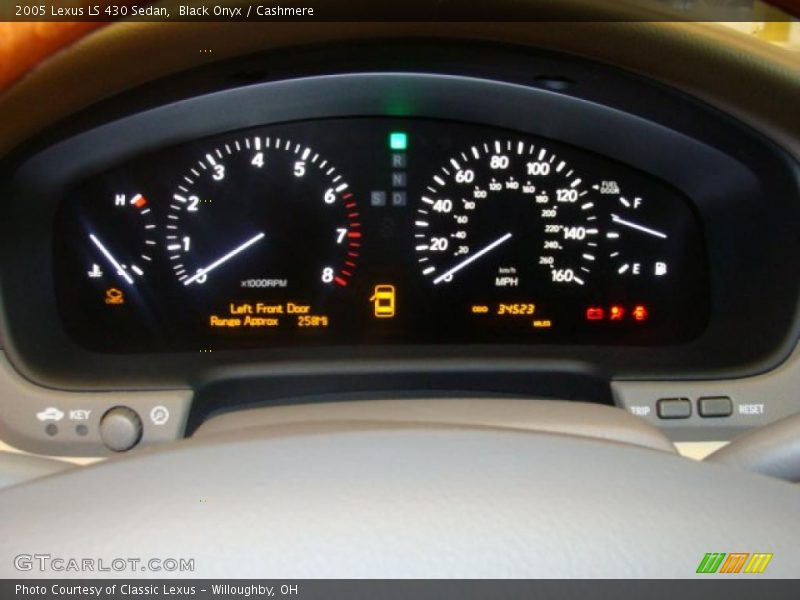 Black Onyx / Cashmere 2005 Lexus LS 430 Sedan
