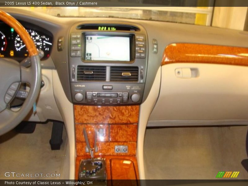 Black Onyx / Cashmere 2005 Lexus LS 430 Sedan