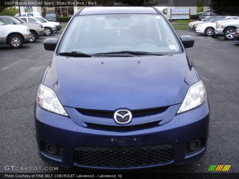 Strato Blue Mica / Black 2007 Mazda MAZDA5 Sport