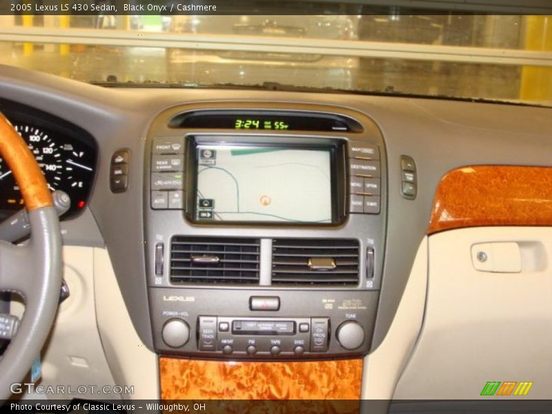 Black Onyx / Cashmere 2005 Lexus LS 430 Sedan