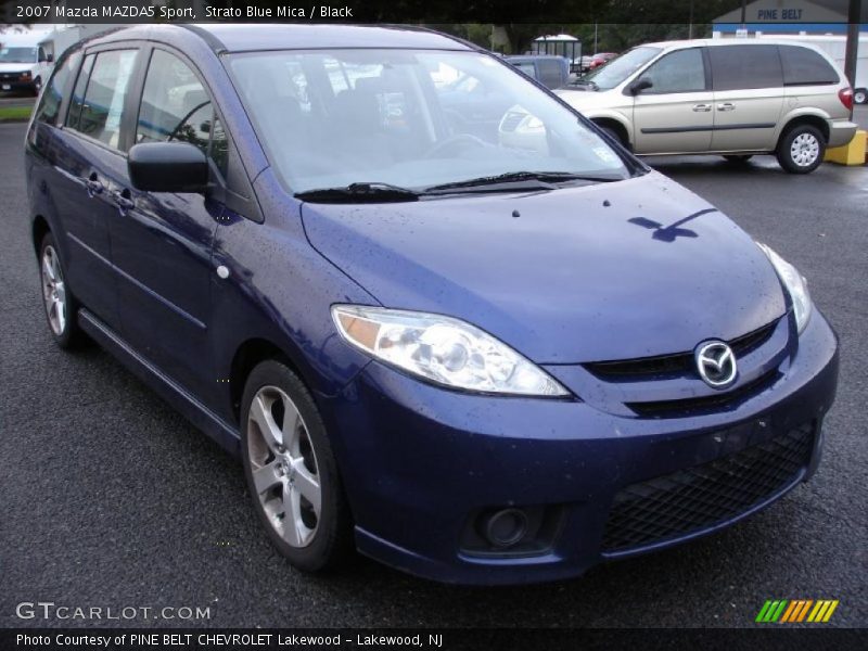 Strato Blue Mica / Black 2007 Mazda MAZDA5 Sport