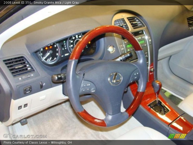 Smoky Granite Mica / Light Gray 2008 Lexus ES 350