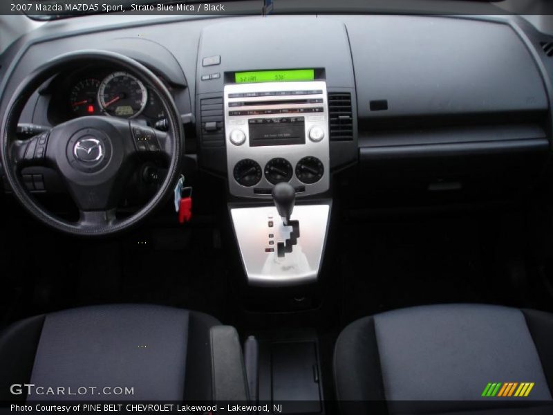 Strato Blue Mica / Black 2007 Mazda MAZDA5 Sport
