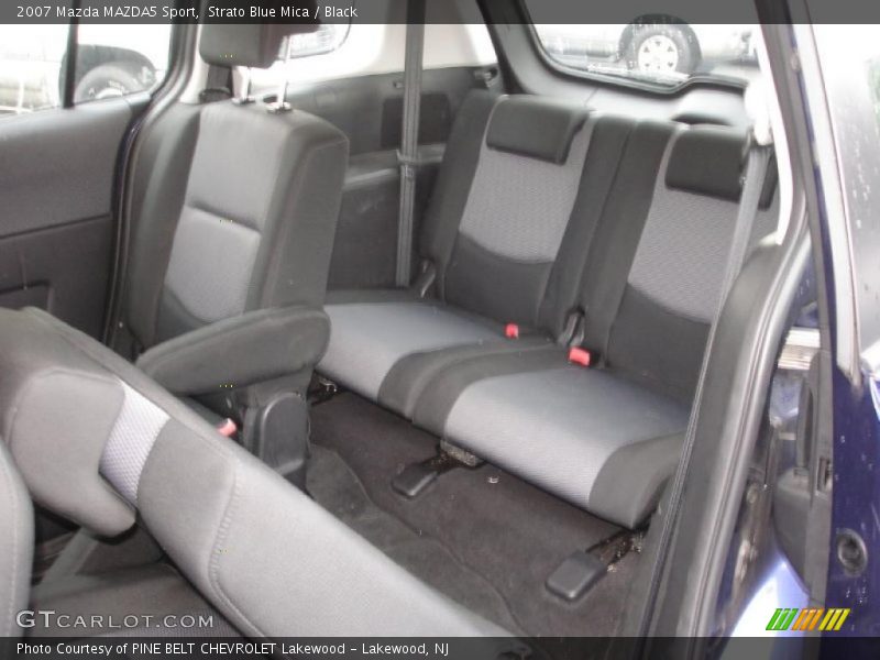 Strato Blue Mica / Black 2007 Mazda MAZDA5 Sport