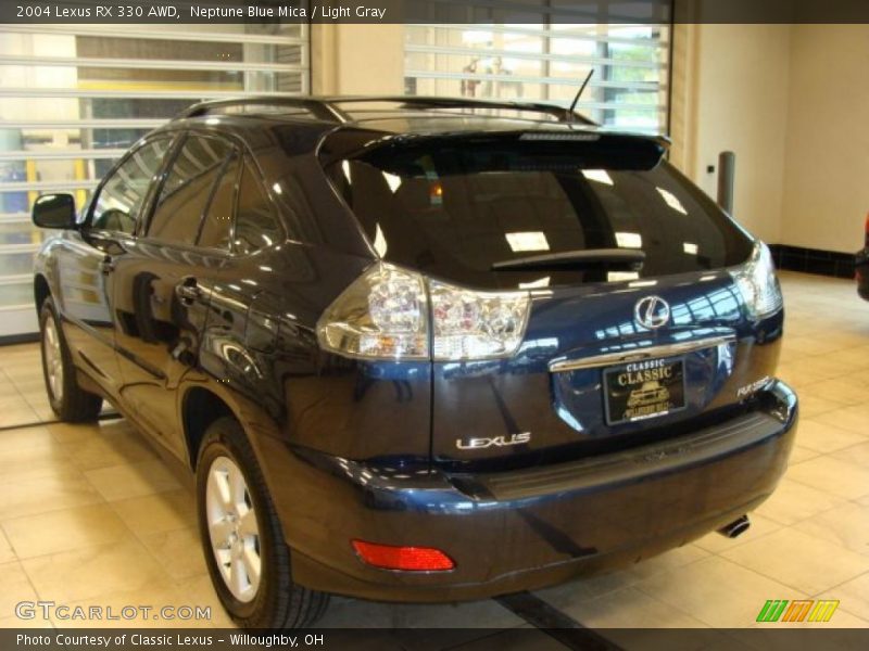 Neptune Blue Mica / Light Gray 2004 Lexus RX 330 AWD