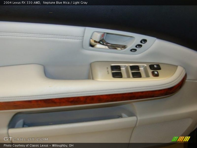 Neptune Blue Mica / Light Gray 2004 Lexus RX 330 AWD