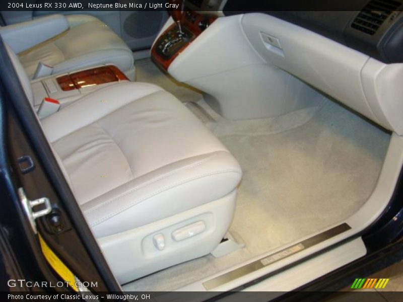 Neptune Blue Mica / Light Gray 2004 Lexus RX 330 AWD