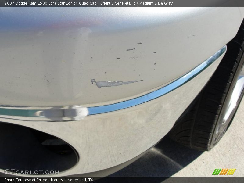 Bright Silver Metallic / Medium Slate Gray 2007 Dodge Ram 1500 Lone Star Edition Quad Cab
