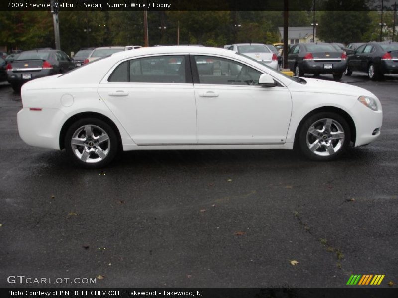 Summit White / Ebony 2009 Chevrolet Malibu LT Sedan