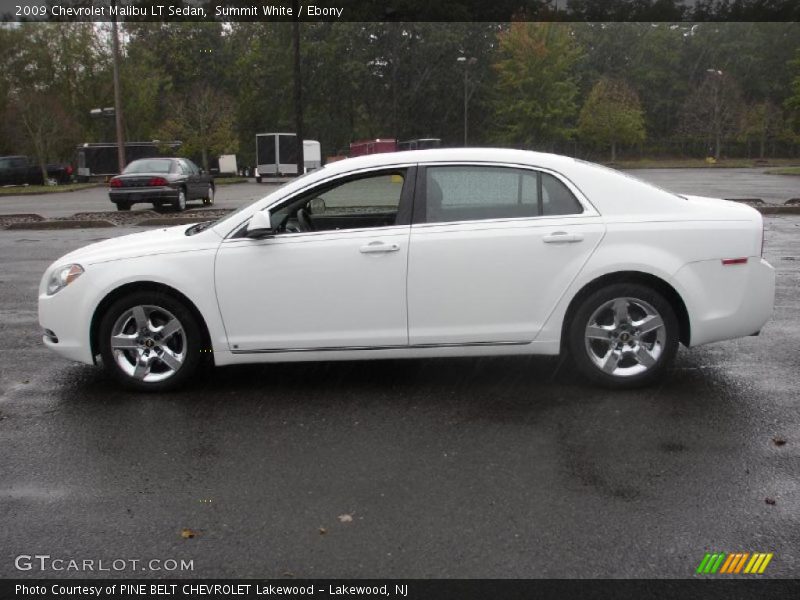 Summit White / Ebony 2009 Chevrolet Malibu LT Sedan
