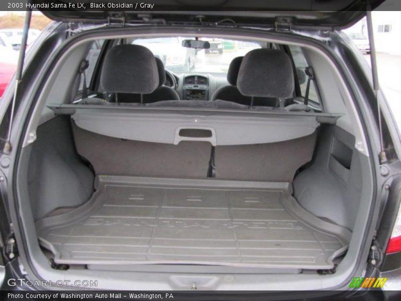 Black Obsidian / Gray 2003 Hyundai Santa Fe LX