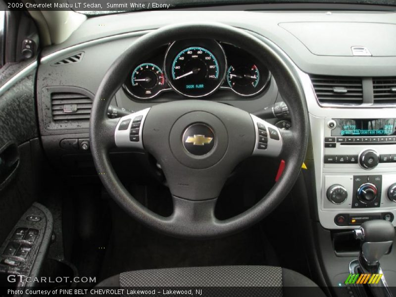 Summit White / Ebony 2009 Chevrolet Malibu LT Sedan