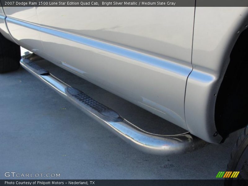Bright Silver Metallic / Medium Slate Gray 2007 Dodge Ram 1500 Lone Star Edition Quad Cab