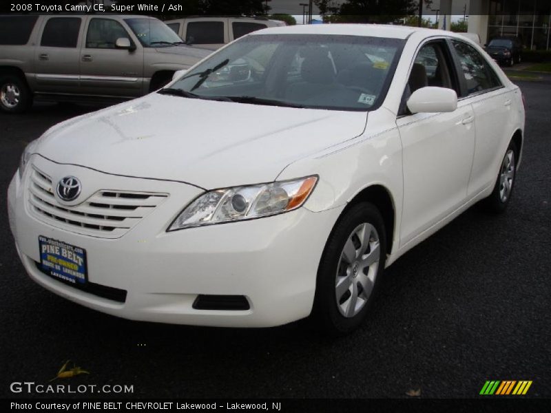 Super White / Ash 2008 Toyota Camry CE