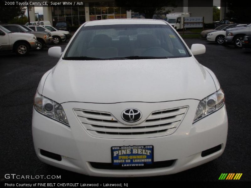 Super White / Ash 2008 Toyota Camry CE