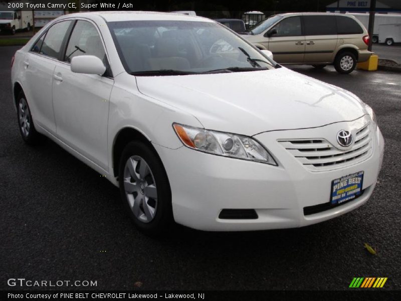 Super White / Ash 2008 Toyota Camry CE