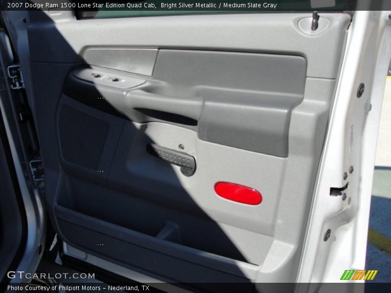 Bright Silver Metallic / Medium Slate Gray 2007 Dodge Ram 1500 Lone Star Edition Quad Cab