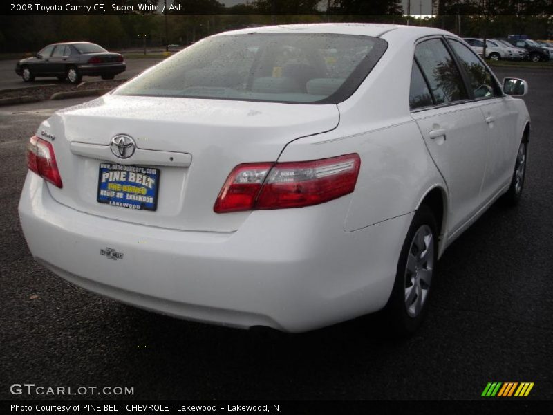 Super White / Ash 2008 Toyota Camry CE