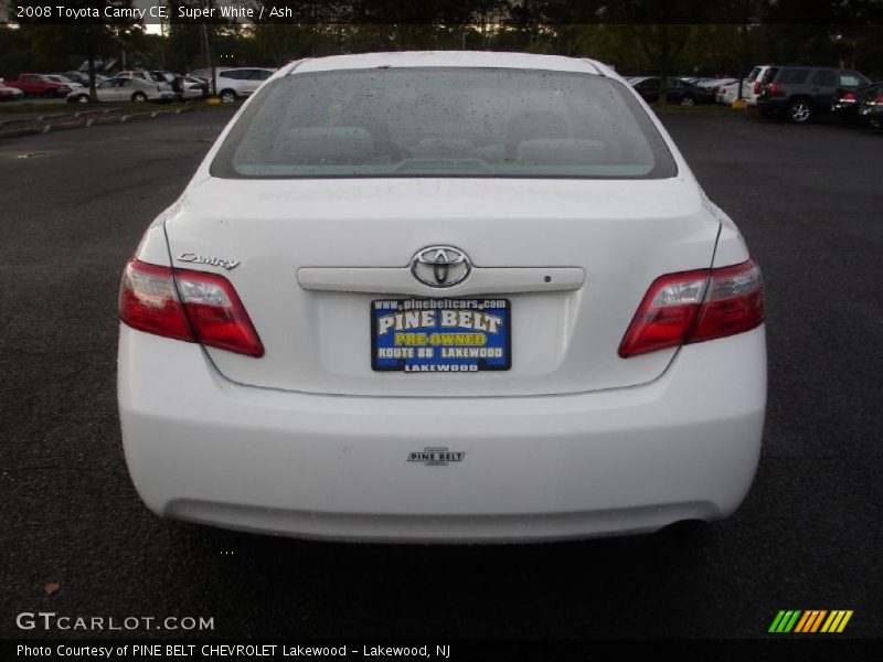 Super White / Ash 2008 Toyota Camry CE