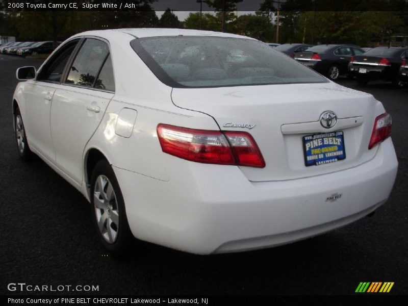 Super White / Ash 2008 Toyota Camry CE