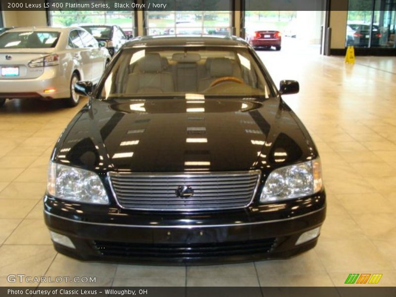 Black Onyx / Ivory 2000 Lexus LS 400 Platinum Series