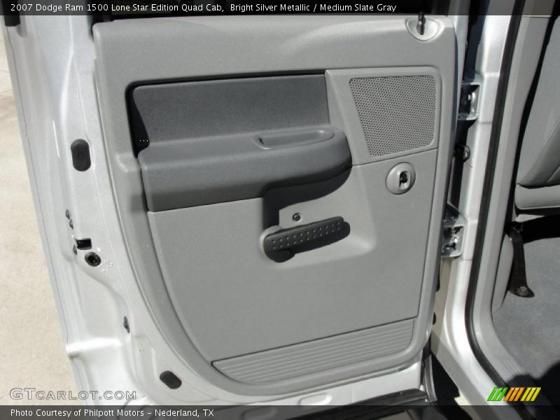 Bright Silver Metallic / Medium Slate Gray 2007 Dodge Ram 1500 Lone Star Edition Quad Cab