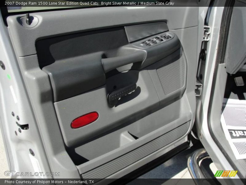 Bright Silver Metallic / Medium Slate Gray 2007 Dodge Ram 1500 Lone Star Edition Quad Cab