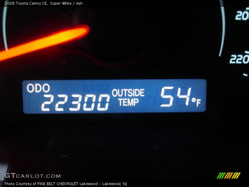 Super White / Ash 2008 Toyota Camry CE