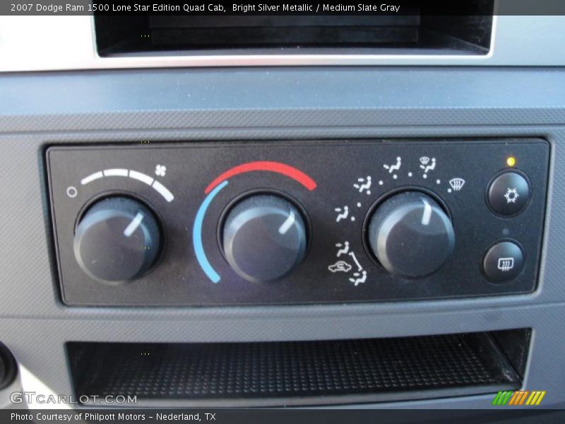 Bright Silver Metallic / Medium Slate Gray 2007 Dodge Ram 1500 Lone Star Edition Quad Cab