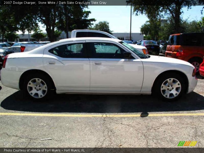 Stone White / Dark Slate Gray/Light Slate Gray 2007 Dodge Charger