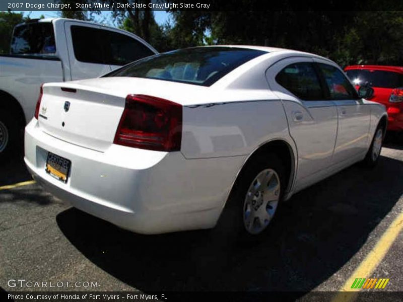 Stone White / Dark Slate Gray/Light Slate Gray 2007 Dodge Charger