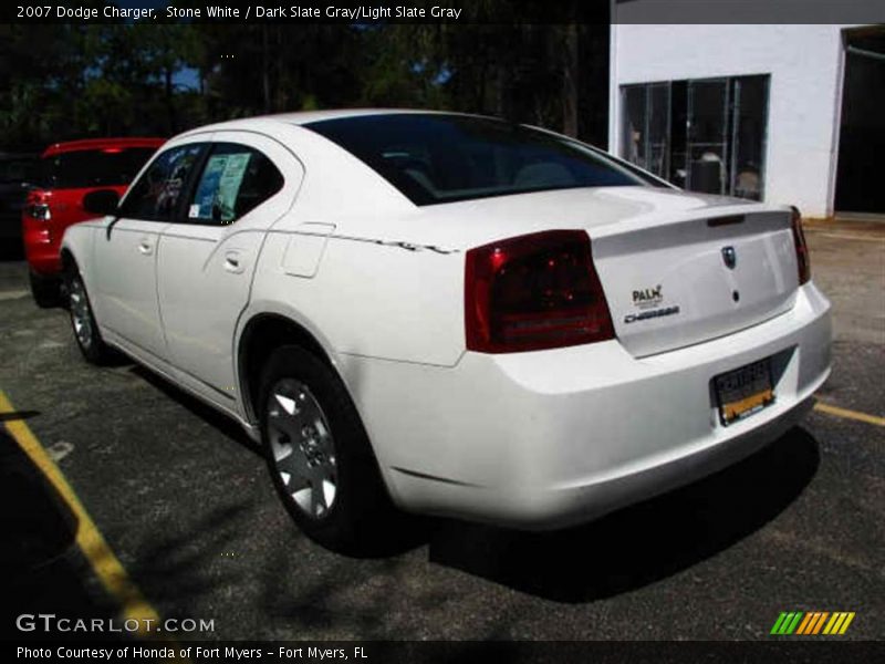 Stone White / Dark Slate Gray/Light Slate Gray 2007 Dodge Charger
