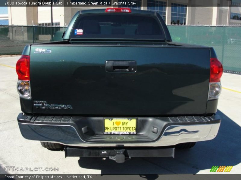 Timberland Green Mica / Graphite Gray 2008 Toyota Tundra Double Cab