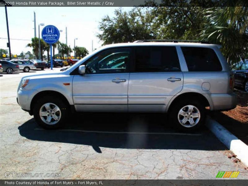 Billet Silver Metallic / Gray 2008 Honda Pilot Value Package