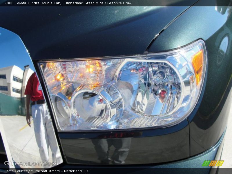 Timberland Green Mica / Graphite Gray 2008 Toyota Tundra Double Cab