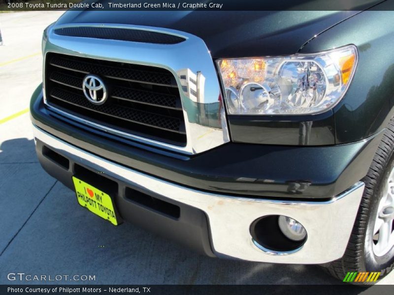 Timberland Green Mica / Graphite Gray 2008 Toyota Tundra Double Cab